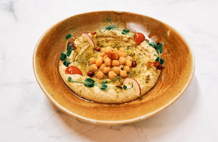 Hummus with Pistachio Pesto